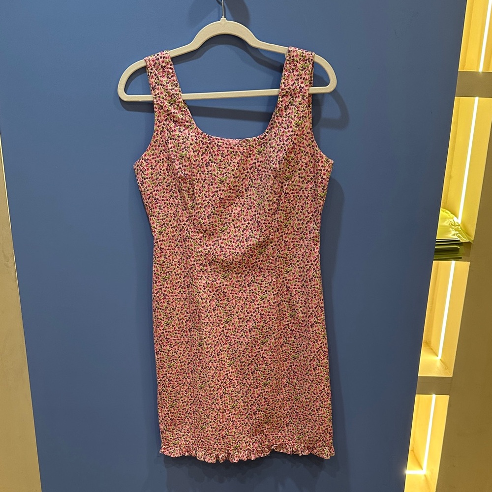 Scarlett Pink Floral Mini Dress